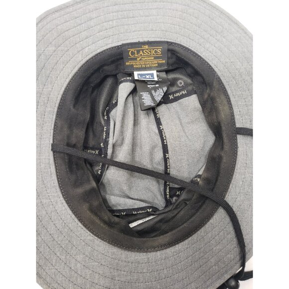 Hurley Storm Icon Surf Hat Gray & Black Size Large-XLarge CJ6853 Pre Owned - Picture 5 of 9